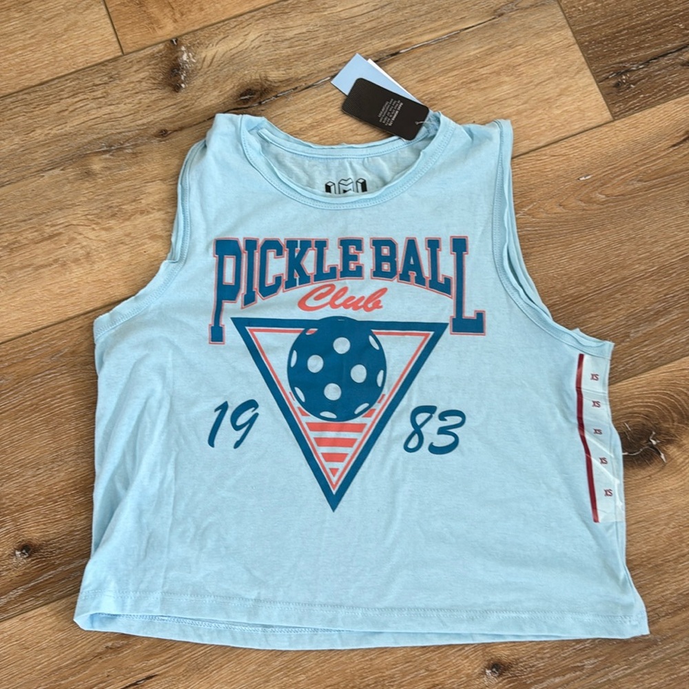 Pickleball muscle tee tank